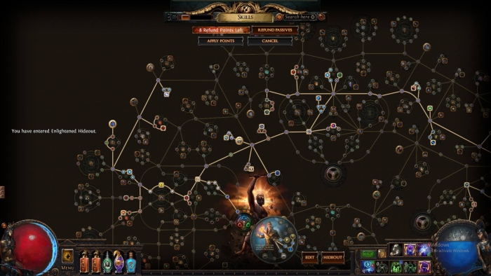 Path of exile дерево умений жрец