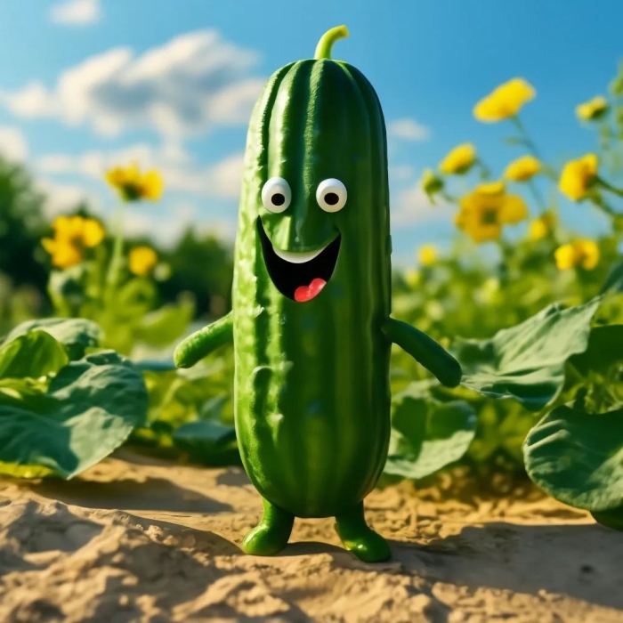 Веселый огурец