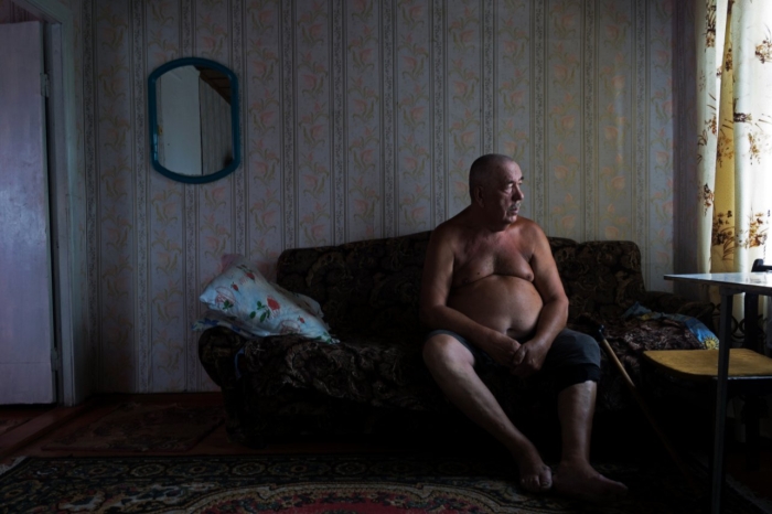 Одинокие старики в деревне