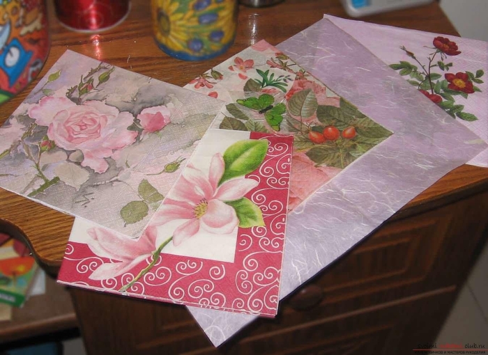 Декупаж салфетками для начинающих пошагово