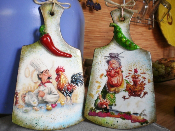 Декупаж доски