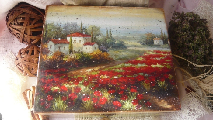 Декупаж на дереве