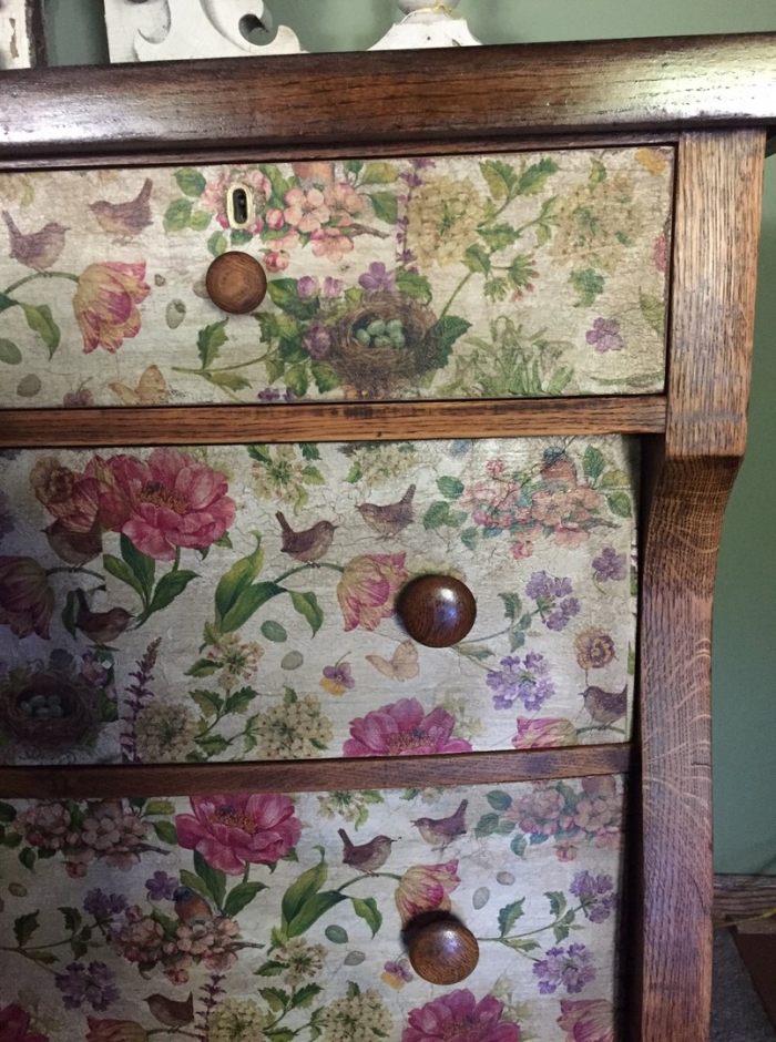 Декупаж мебели своими руками в домашних условиях