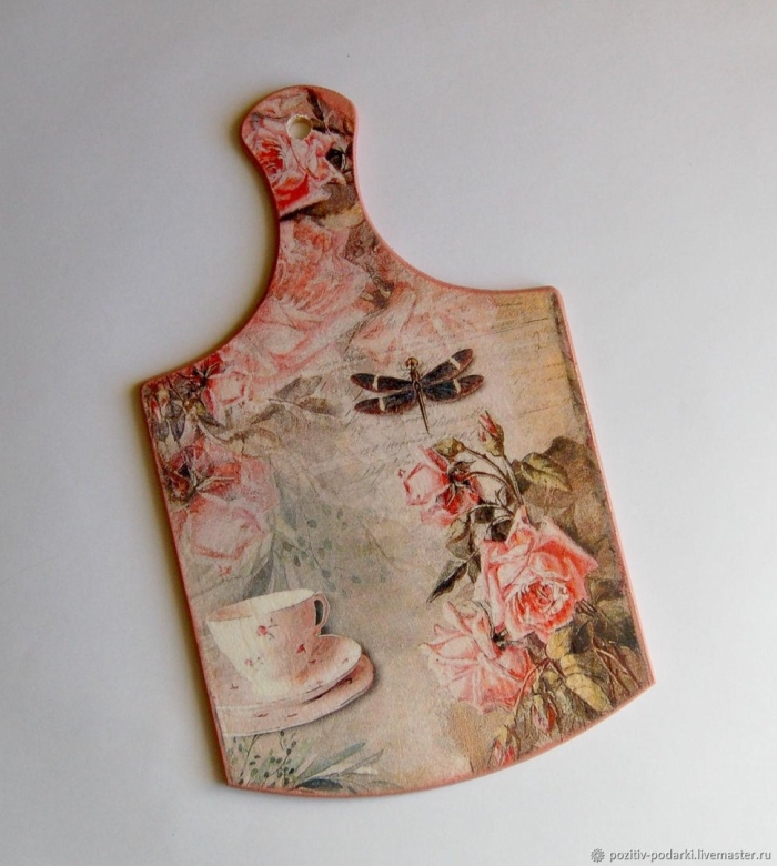 Декупаж разделочной доски