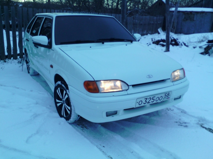 Ваз 2115 белое облако