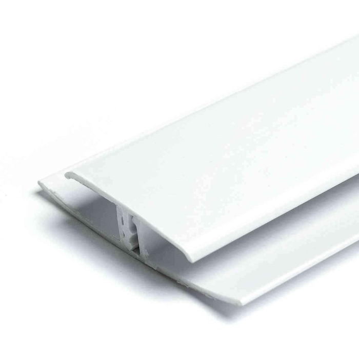 H профиль стыковочный пвх белый 3м.п.