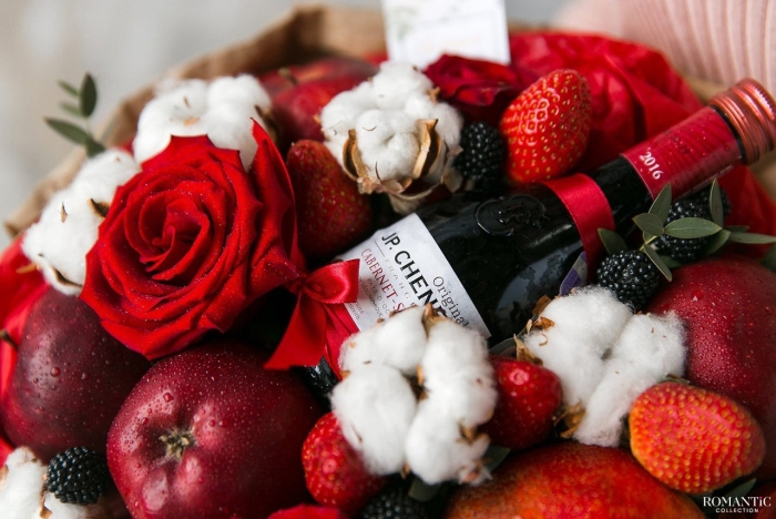 Съедобные букеты для женщин