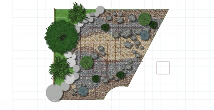 Ландшафтный дизайн план