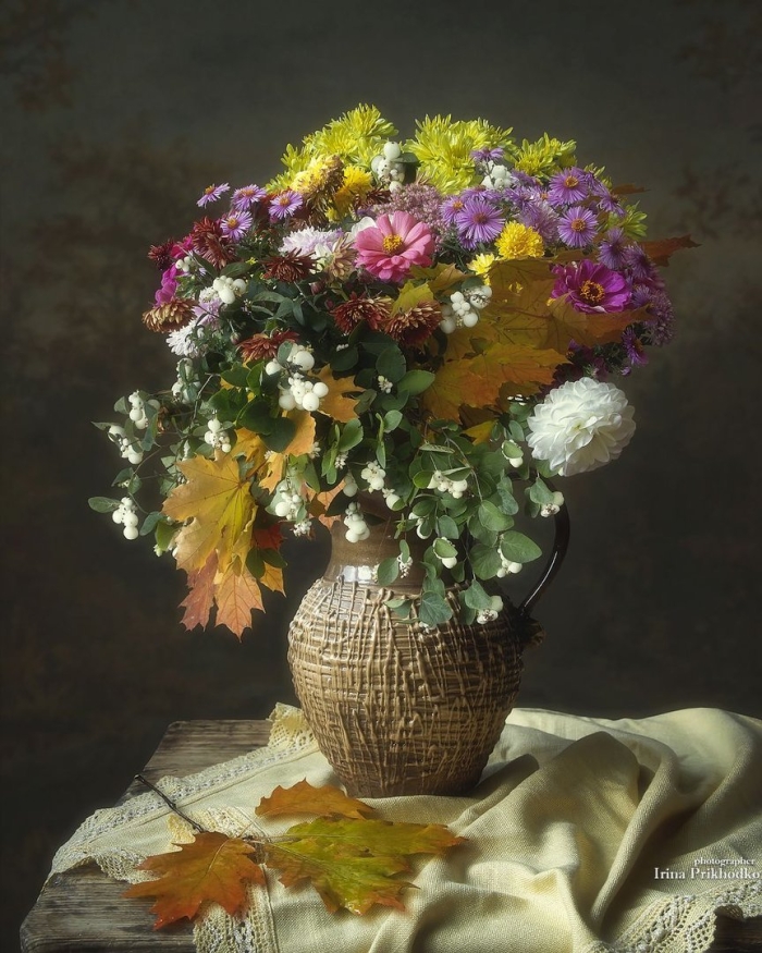 Осенние букеты цветов