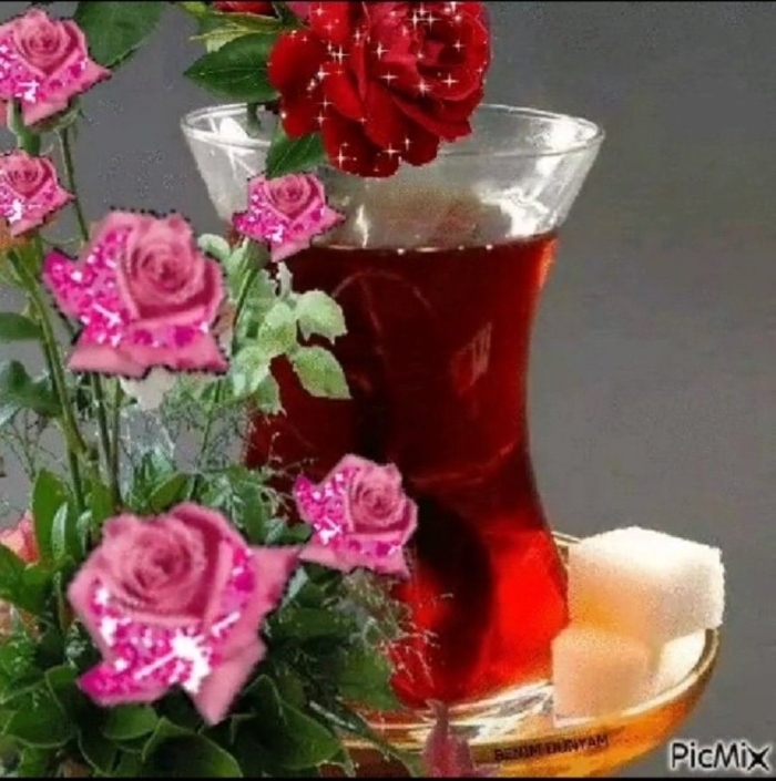 Турецкий чай с цветами