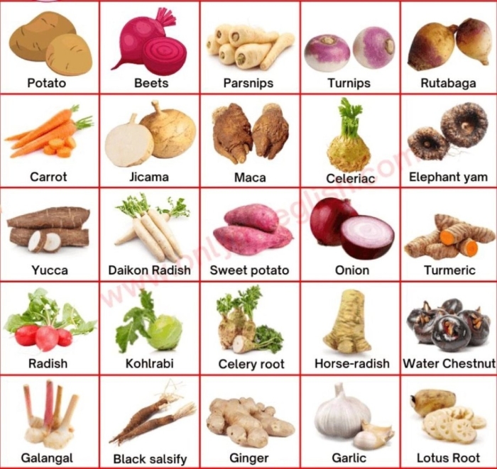 Съедобные корнеплоды