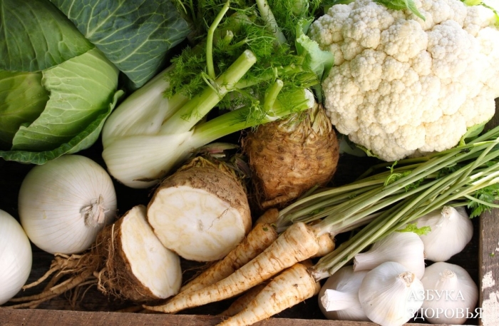 Белые овощи