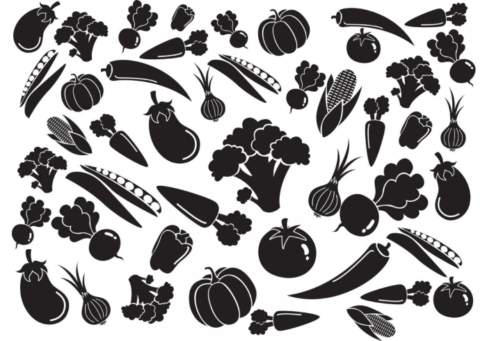 Овощи паттерн вектор
