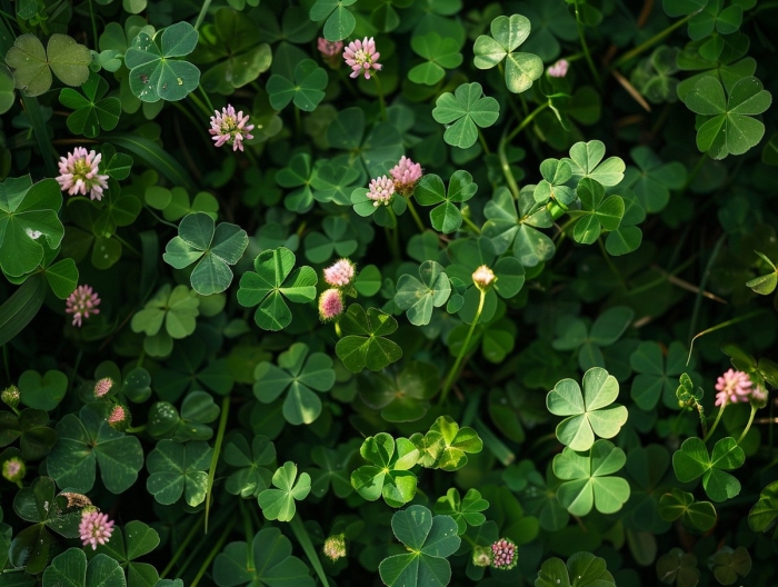 Клевер трилистник растение