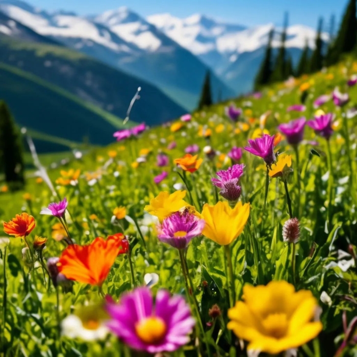 Альпийские цветы