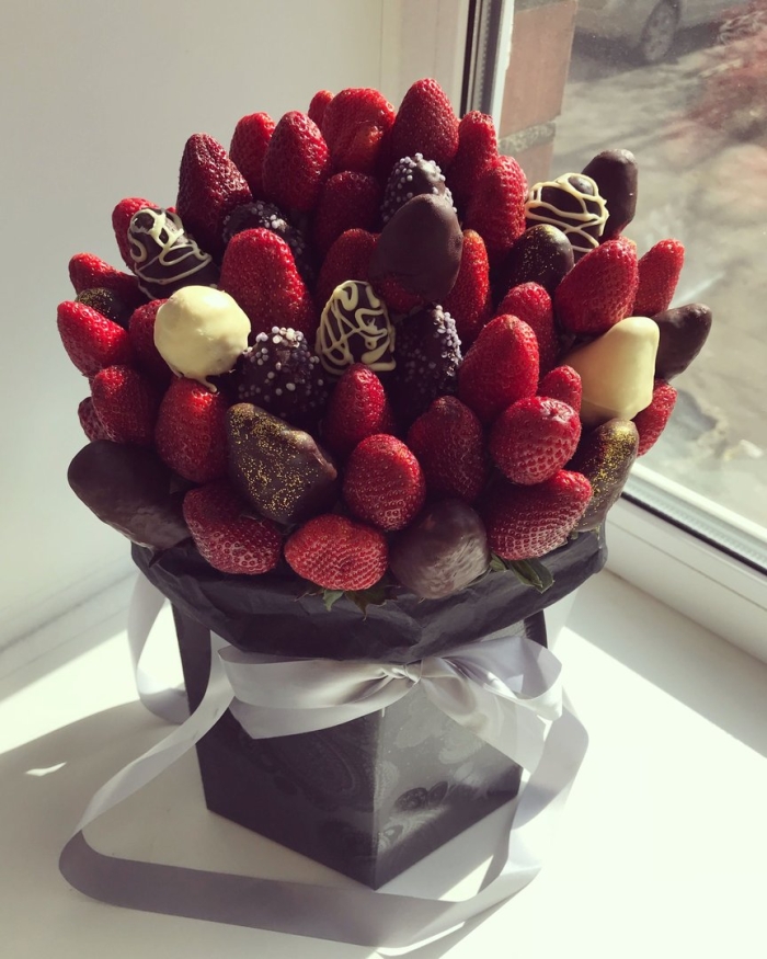 Букет клубника в шоколаде