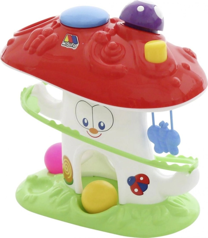 Развивающая игрушка  забавный гриб в сеточке (47892)