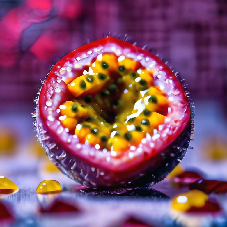 Маракуйя в разрезе