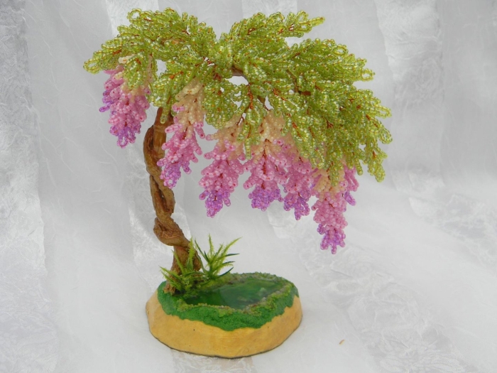 Бисероплетение деревья глициния