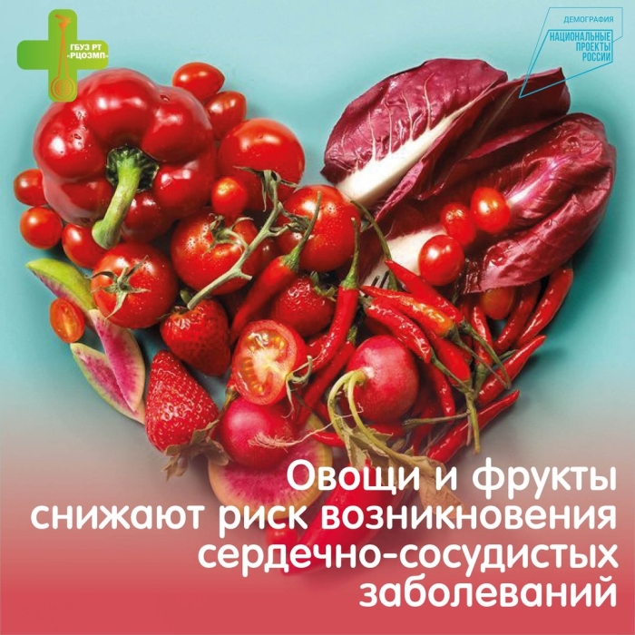 Красные овощи и фрукты