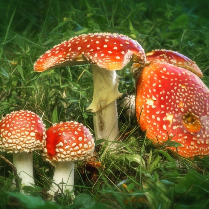 Сухой мухомор красный amanita muscaria