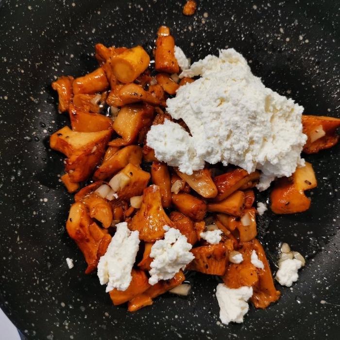 Жареные лисички