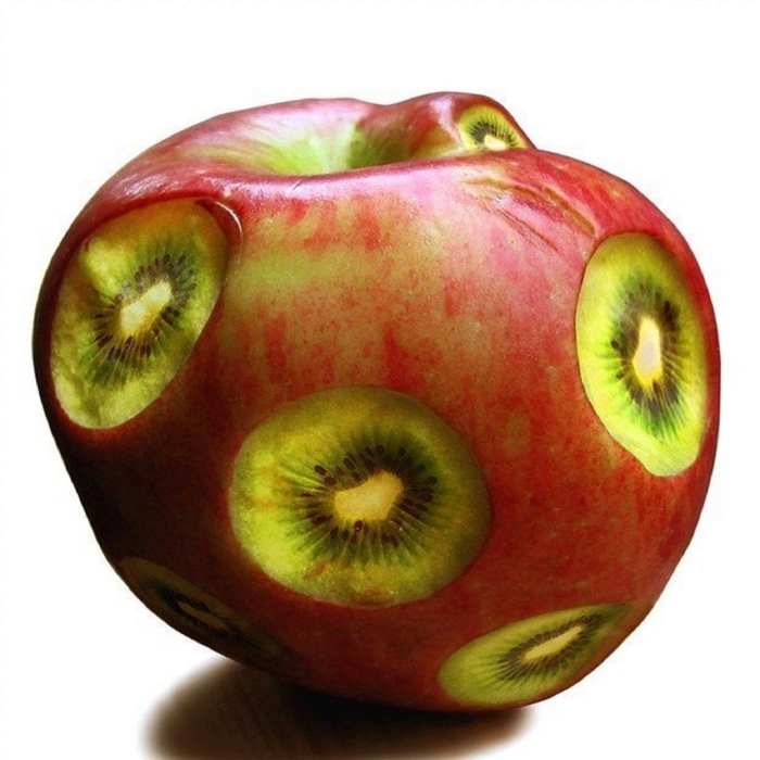 Необычные яблоки