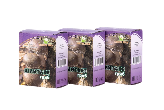 Грибы шиитаке упаковка