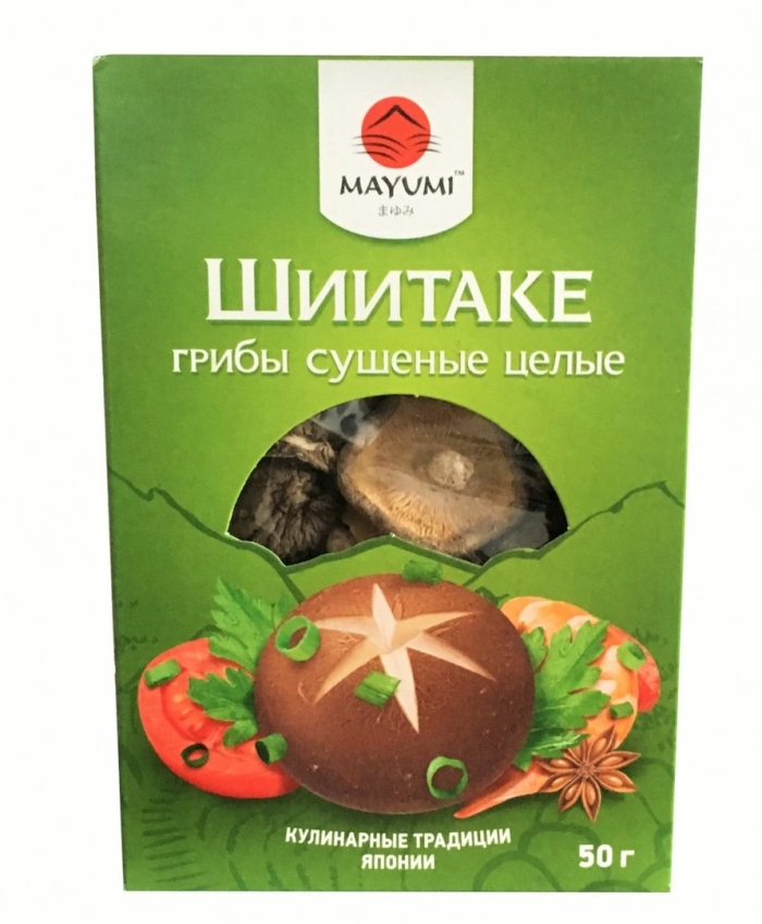 Гриб шиитаке сушеный