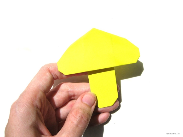 Оригами грибочек