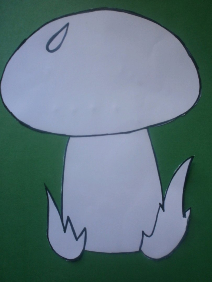 Гриб аппликация