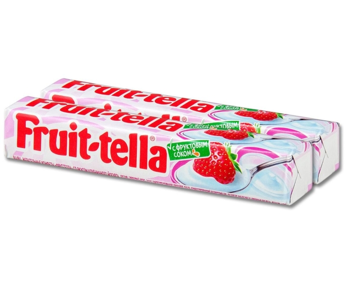 Жевательные конфеты фрутелла клубничный йогурт