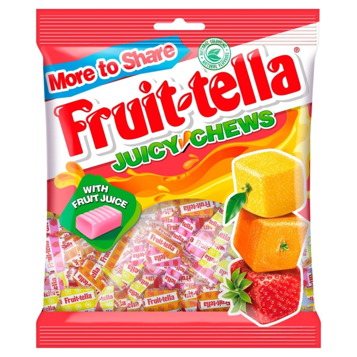 Жевательные конфеты fruittella кислый микс