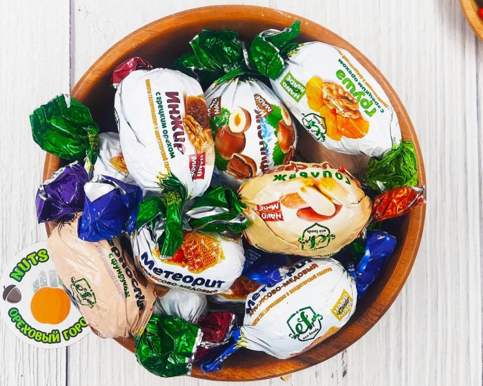 Конфеты с фруктовой начинкой