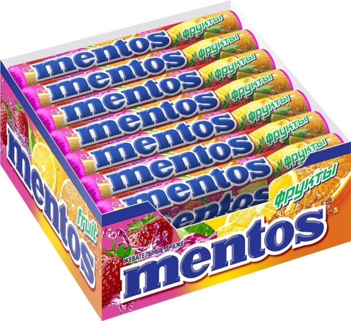 Жевательное драже mentos