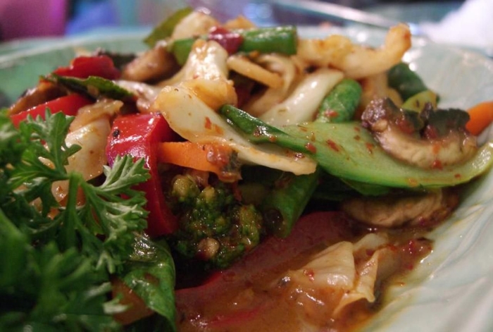 Овощи жареные тайланд