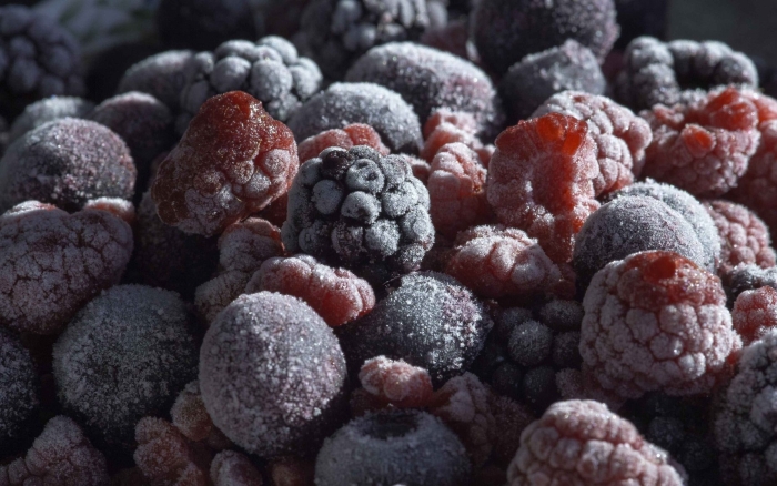 Шоковая заморозка малины