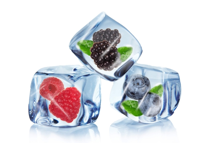 Фрукты во льду