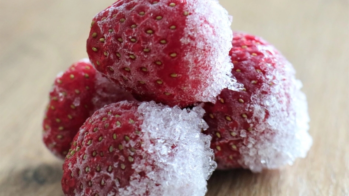 Клубника мороженая