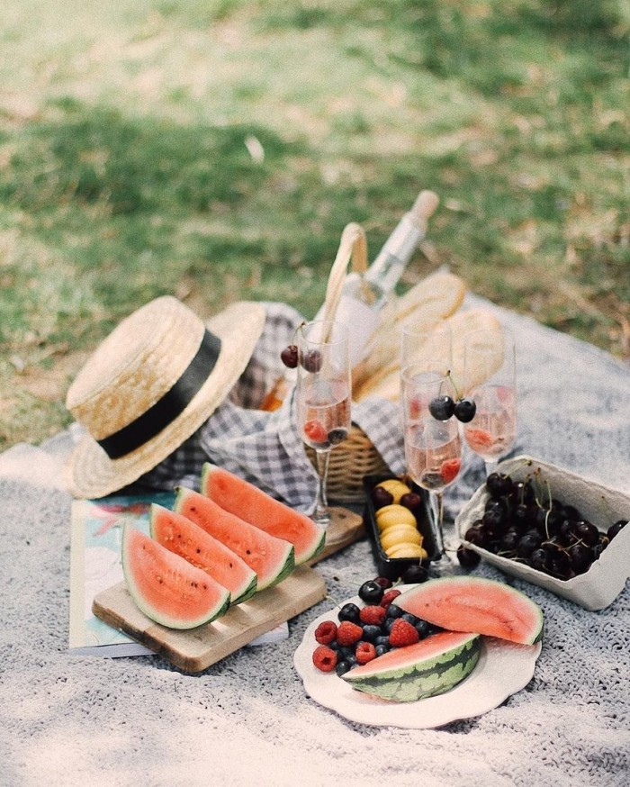 Пикник эстетика на природе