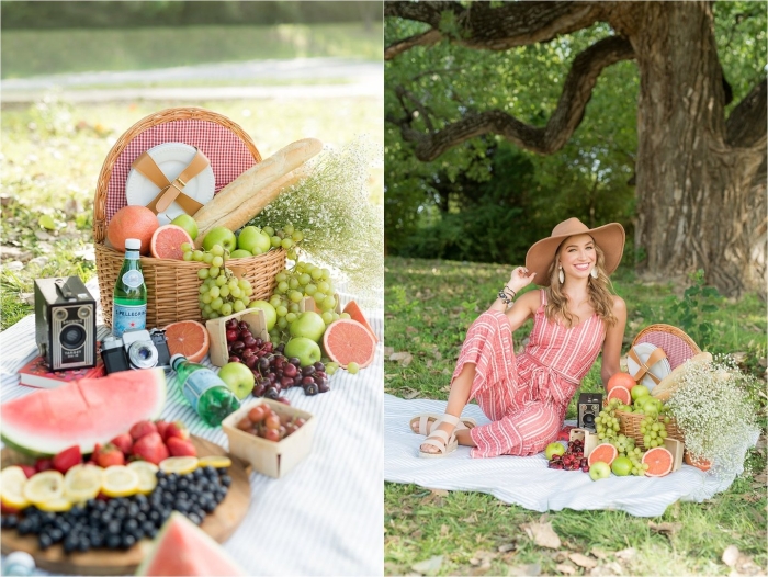 Фотосессия пикник на природе