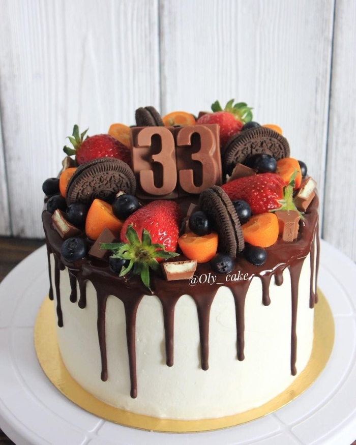 Торт с ягодами