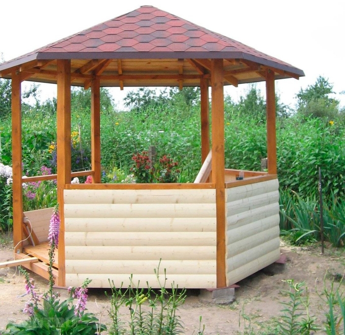 Построить беседку