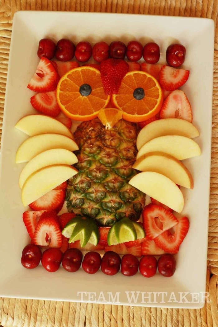 Фруктовая тарелка оформление