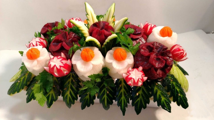 Карвинг из овощей и фруктов