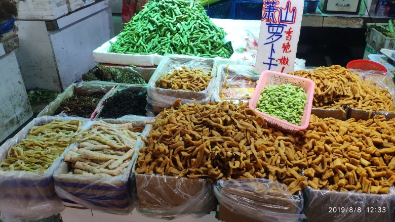 Китайский овощной рынок