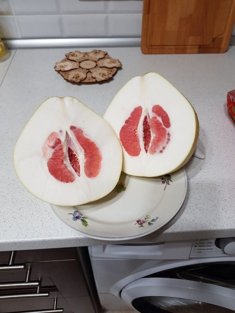 Помело в разрезе