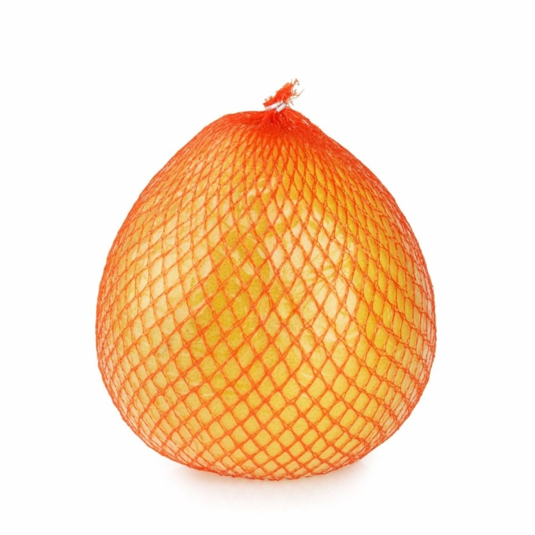 Фрукт в сеточке желтый