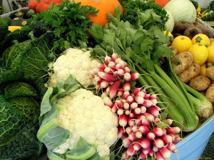 Белые овощи