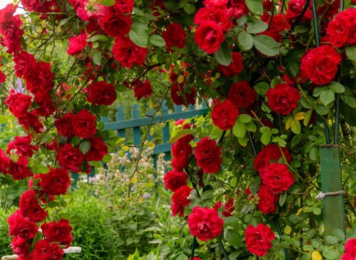 Фламентанц плетистая роза